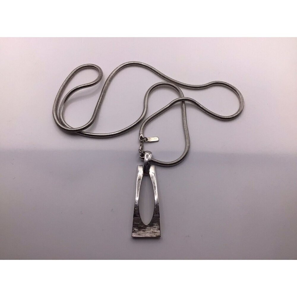 Monet Abstract Chunky Necklace Pendant - Picture 5 of 5